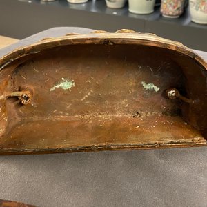 Een grote Sino-Tibetaanse verguld bronzen figuur van Kapaladhara Hevajra, 18/19e eeuw — foto 17