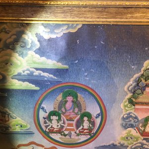 Een grote thangka, Tibet of Nepal, 19/20e eeuw — foto 20