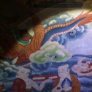 Een grote thangka, Tibet of Nepal, 19/20e eeuw — foto 23