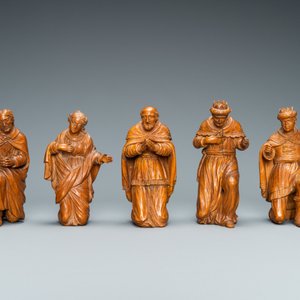 Een houten groep met 'De aanbidding der koningen', Italë, 18e eeuw — foto 3