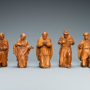 Een houten groep met 'De aanbidding der koningen', Italë, 18e eeuw — foto 4