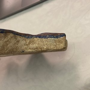 Een Ilkhanid Lajvardina stertegel met blauwe fondkleur, Iran, 13/14e eeuw — foto 10