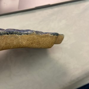 Een Ilkhanid Lajvardina stertegel met blauwe fondkleur, Iran, 13/14e eeuw — foto 9