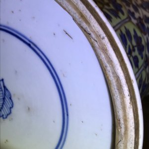 Een in Europa gedecoreerde Chinese blauwwitte bekervaas, Kangxi — foto 12