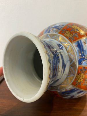 Een in Nederland overgedecoreerde Chinese blauw-witte vaas, Kangxi — foto 7