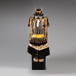 Een indrukwekkend Japans Samurai Gusoku-pantser, Momoyama/Edo periode, eind 16e/begin 17e eeuw — foto 2