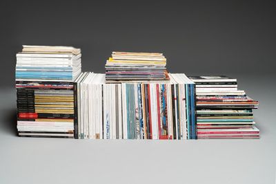 Een indrukwekkende verzameling van 173 oude veilingcatalogi over Chinese kunst uit de jaren '60 en later