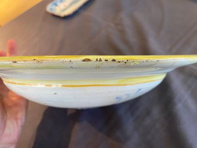 Een Italiaanse majolica schotel met het portret van de Romeinse keizer Claudius, 17e eeuw — foto 13