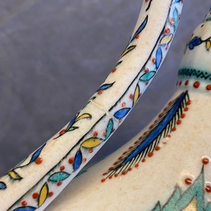 Een Iznik-stijl dekselkan, Samson, Parijs, 19e eeuw — foto 11