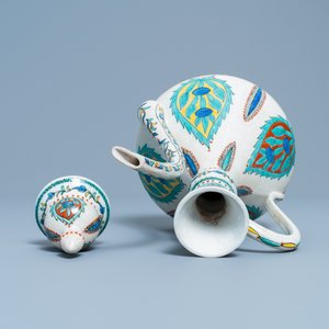 Een Iznik-stijl dekselkan, Samson, Parijs, 19e eeuw — foto 6