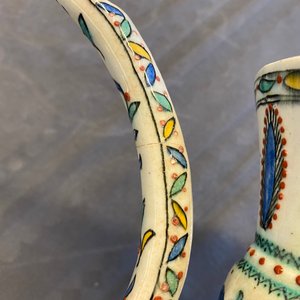 Een Iznik-stijl dekselkan, Samson, Parijs, 19e eeuw — foto 8