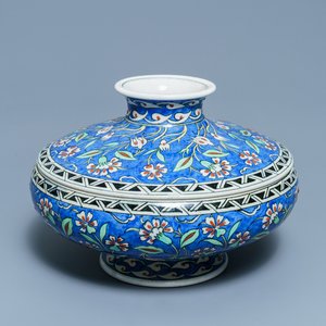 Een Iznik-stijl dekselkom, Samson, Parijs, 19e eeuw — foto 1