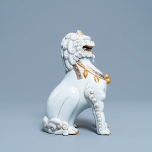 Een Japans Koransha model van een komainu, Meiji, 19e eeuw — foto 4