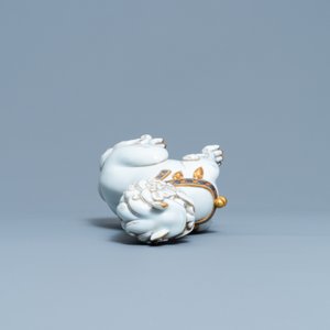 Een Japans Koransha model van een komainu, Meiji, 19e eeuw — foto 6