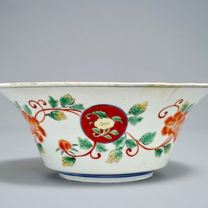 Een Japanse Arita kom in Imari-Kinrande stijl voor de binnenlandse markt, Wanli merk, Edo, 17/18e eeuw — foto 5