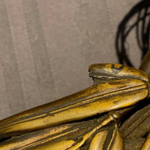 Een Japanse bronzen groep met twee kois, Meiji, 19e eeuw — foto 14