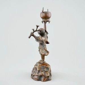 Een Japanse bronzen koro en een figuratieve wierookbrander, Meiji/Taisho, 19/20e eeuw — foto 12