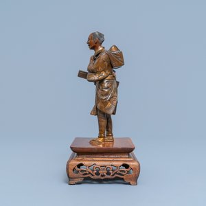 Een Japanse bronzen okimono in Miyao-stijl, Meiji, 19e eeuw — foto 5
