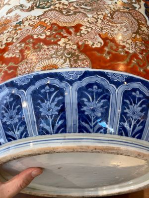 Een Japanse Imari vissenkom, Meiji, 19e eeuw — foto 7