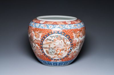 Een Japanse Imari vissenkom, Meiji, 19e eeuw