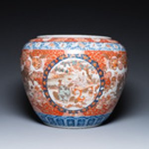 Een Japanse Imari vissenkom, Meiji, 19e eeuw — foto 2