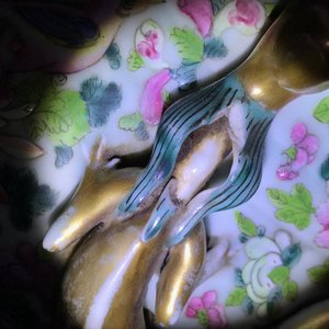 Een kapitale Chinese famille rose vaas met een hofscène, 19e eeuw — foto 10