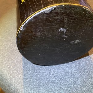Een keizerlijke Chinese cilindrische beschilderde en gelakte houten koker, 17/18e eeuw — foto 31
