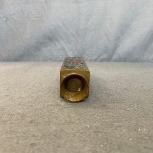 Een kleine Chinese cloisonné 'cong' vaas, Wanli — foto 11
