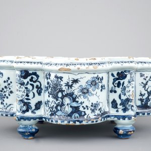 Een kruidendoos in blauw-wit Delfts aardewerk, Samuel van Eenhoorn, De Grieksche A, 1674-1685 — foto 2