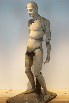 Een levensgroot anatomisch model voor een beeldhouwer, 19e eeuw