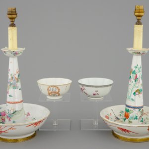 Een lot Chinees famille rose porselein, 19e eeuw — foto 2