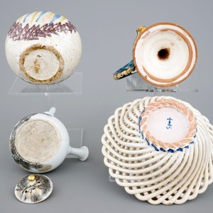 Een lot Spaans aardewerk uit Talavera en Andujar, 18/19e eeuw — foto 7