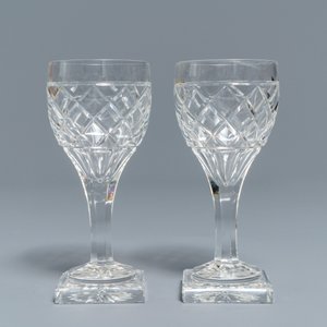 Een lot van 50 kristallen Val-Saint-Lambert glazen, 20e eeuw — foto 8