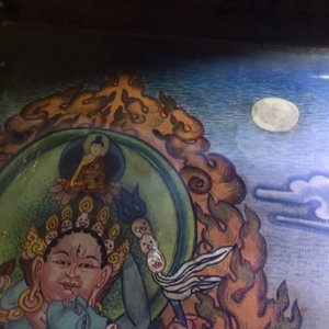 Een lot van drie thangkas, Tibet of Nepal, 19/20e eeuw — foto 12