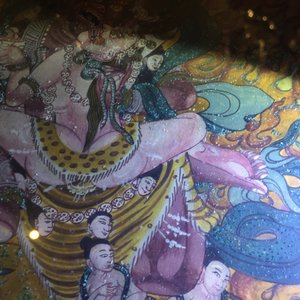 Een lot van drie thangkas, Tibet of Nepal, 19/20e eeuw — foto 15