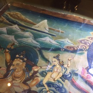 Een lot van drie thangkas, Tibet of Nepal, 19/20e eeuw — foto 5