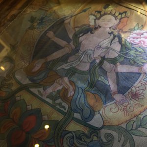 Een lot van drie thangkas, Tibet of Nepal, 19/20e eeuw — foto 11