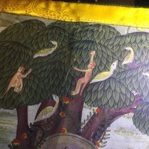 Een lot van drie thangkas, Tibet of Nepal, 19/20e eeuw — foto 17