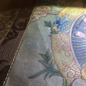 Een lot van drie thangkas, Tibet of Nepal, 19/20e eeuw — foto 9