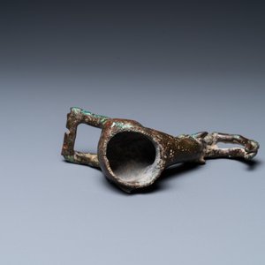 Een Luristaans bronzen fragment van een ram, Iran, 1e millennium v.C. — foto 6