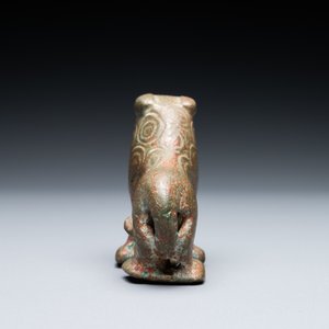 Een Luristaanse bronzen leeuw, Iran, 1e millennium v.C. — foto 5