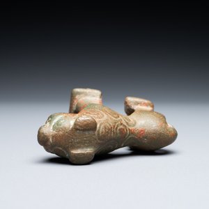 Een Luristaanse bronzen leeuw, Iran, 1e millennium v.C. — foto 7