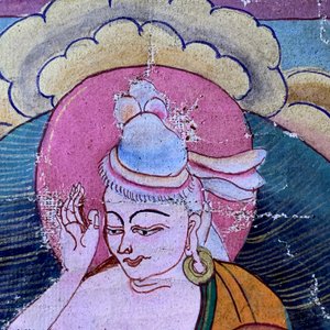 Een 'Mahakala' thangka, Tibet, 19e eeuw — foto 30