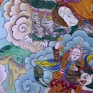 Een 'Mahakala' thangka, Tibet, 19e eeuw — foto 32