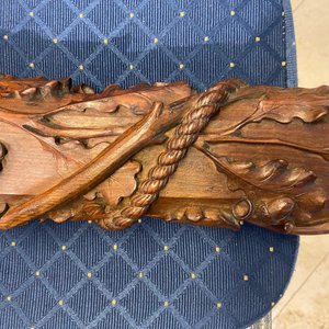 Een mahoniehouten bootsmast met eikenranken, Frankrijk of Italië, 18e eeuw — foto 18