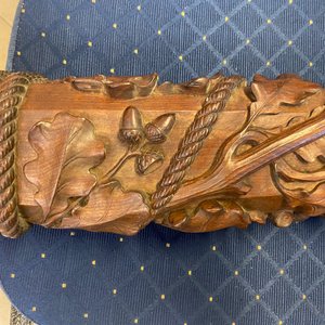 Een mahoniehouten bootsmast met eikenranken, Frankrijk of Italië, 18e eeuw — foto 22
