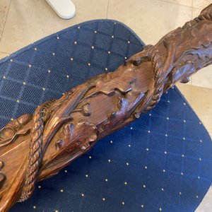 Een mahoniehouten bootsmast met eikenranken, Frankrijk of Italië, 18e eeuw — foto 54