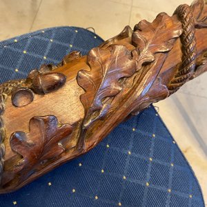 Een mahoniehouten bootsmast met eikenranken, Frankrijk of Italië, 18e eeuw — foto 57