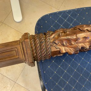 Een mahoniehouten bootsmast met eikenranken, Frankrijk of Italië, 18e eeuw — foto 58