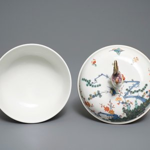 Een Meissen porseleinen dekselkom met Kakiemon decor, Duitsland, 18e eeuw — foto 6